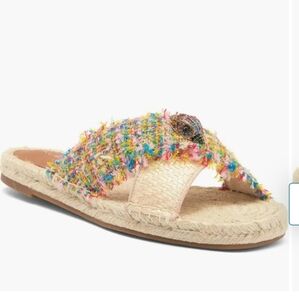 Kurt Geiger London Kensington Espadrille Slide Sandal (Women) Size 5 NWT
